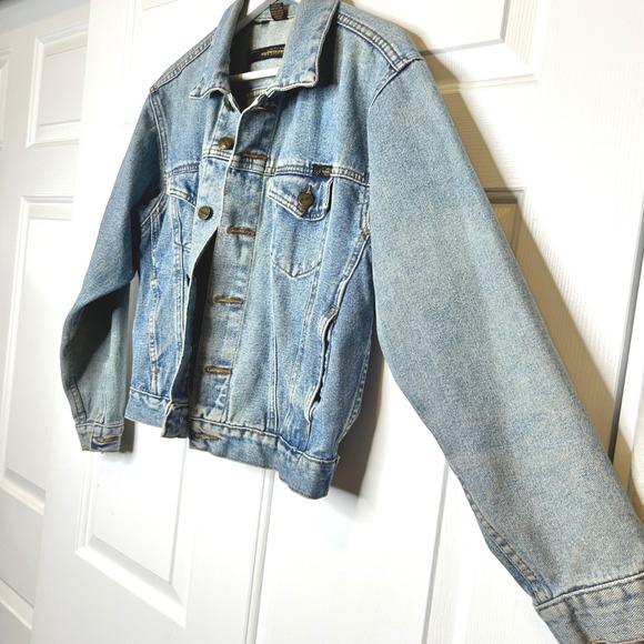 Marithe Francois Girbaud Denim Jacket Avis Auto Boutique Las Vegas Vintage S - Picture 3 of 9